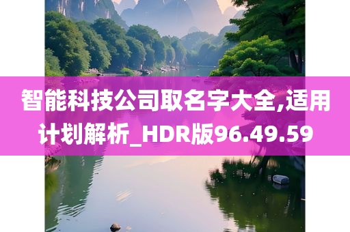 智能科技公司取名字大全,适用计划解析_HDR版96.49.59