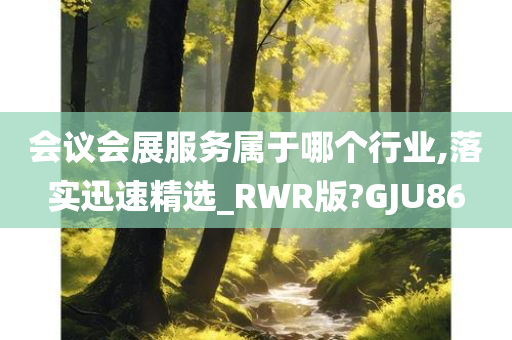 会议会展服务属于哪个行业,落实迅速精选_RWR版?GJU86