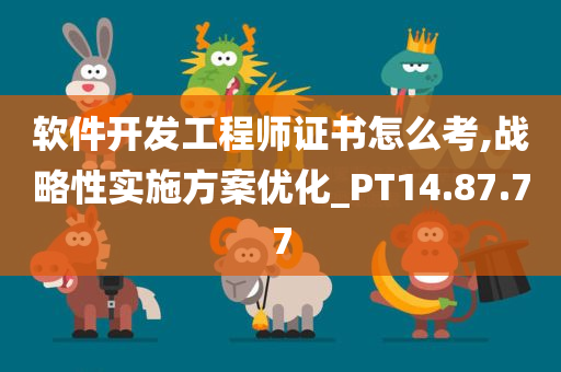 软件开发工程师证书怎么考,战略性实施方案优化_PT14.87.77