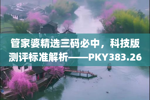 管家婆精选三码必中，科技版测评标准解析——PKY383.26