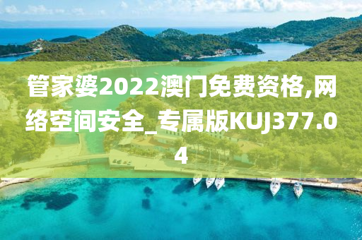 管家婆2022澳门免费资格,网络空间安全_专属版KUJ377.04