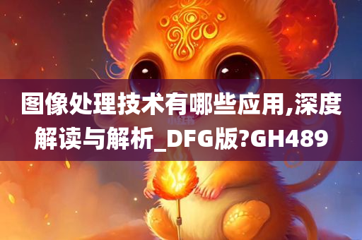 图像处理技术有哪些应用,深度解读与解析_DFG版?GH489