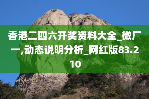 香港二四六开奖资料大全_微厂一,动态说明分析_网红版83.210