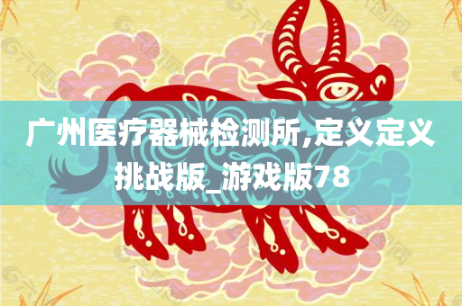 广州医疗器械检测所,定义定义挑战版_游戏版78