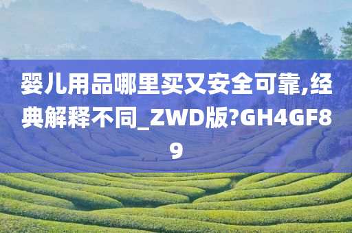 婴儿用品哪里买又安全可靠,经典解释不同_ZWD版?GH4GF89