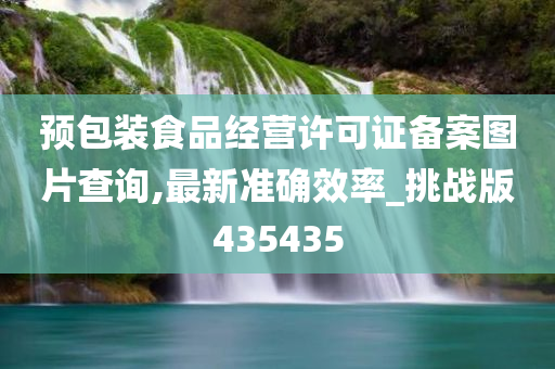 预包装食品经营许可证备案图片查询,最新准确效率_挑战版435435