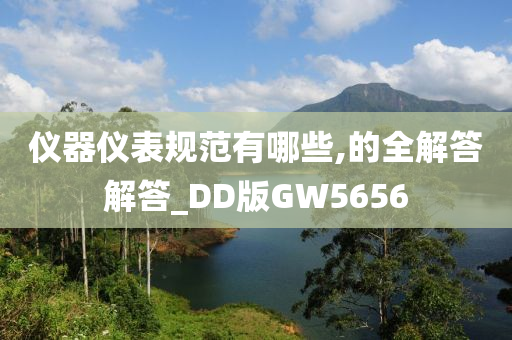 仪器仪表规范有哪些,的全解答解答_DD版GW5656