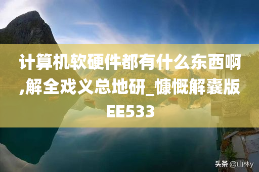 计算机软硬件都有什么东西啊,解全戏义总地研_慷慨解囊版EE533