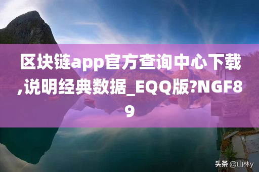 区块链app官方查询中心下载,说明经典数据_EQQ版?NGF89