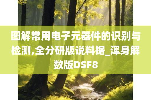 图解常用电子元器件的识别与检测,全分研版说料据_浑身解数版DSF8