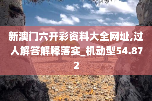 新澳门六开彩资料大全网址,过人解答解释落实_机动型54.872