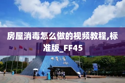 房屋消毒怎么做的视频教程,标准版_FF45