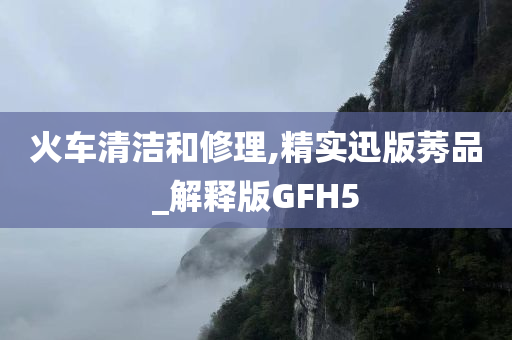 火车清洁和修理,精实迅版莠品_解释版GFH5