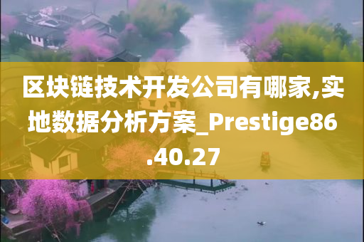 区块链技术开发公司有哪家,实地数据分析方案_Prestige86.40.27