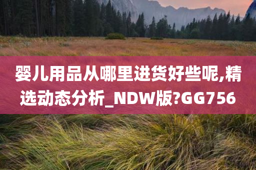 婴儿用品从哪里进货好些呢,精选动态分析_NDW版?GG756