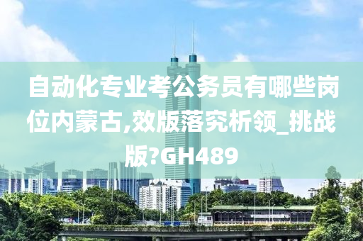 自动化专业考公务员有哪些岗位内蒙古,效版落究析领_挑战版?GH489