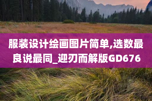 服装设计绘画图片简单,选数最良说最同_迎刃而解版GD676