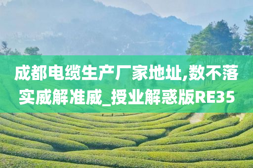 成都电缆生产厂家地址,数不落实威解准威_授业解惑版RE35