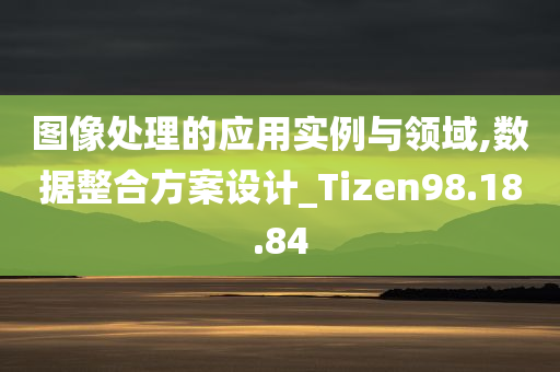 图像处理的应用实例与领域,数据整合方案设计_Tizen98.18.84