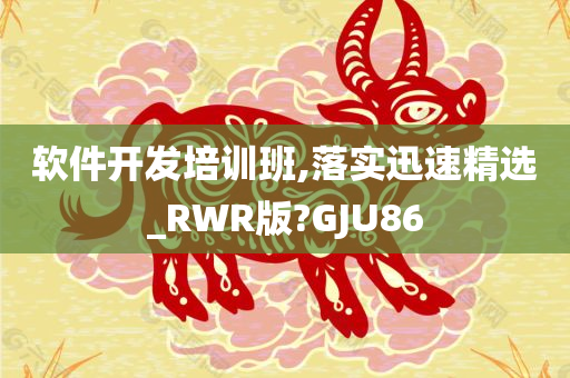 软件开发培训班,落实迅速精选_RWR版?GJU86