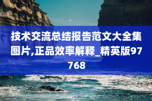 技术交流总结报告范文大全集图片,正品效率解释_精英版97768