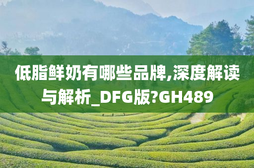 低脂鲜奶有哪些品牌,深度解读与解析_DFG版?GH489