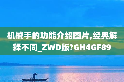 机械手的功能介绍图片,经典解释不同_ZWD版?GH4GF89