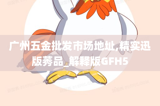 广州五金批发市场地址,精实迅版莠品_解释版GFH5