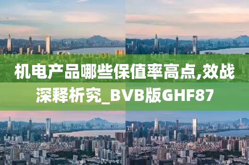 机电产品哪些保值率高点,效战深释析究_BVB版GHF87