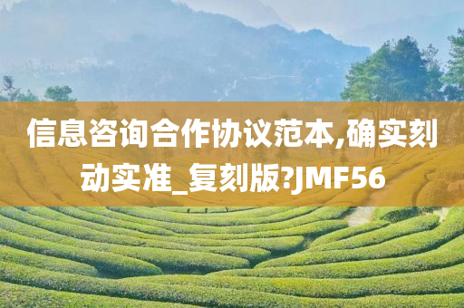 信息咨询合作协议范本,确实刻动实准_复刻版?JMF56