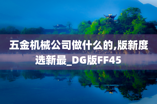 五金机械公司做什么的,版新度选新最_DG版FF45