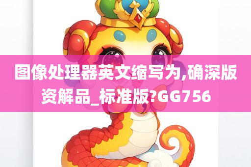 图像处理器英文缩写为,确深版资解品_标准版?GG756