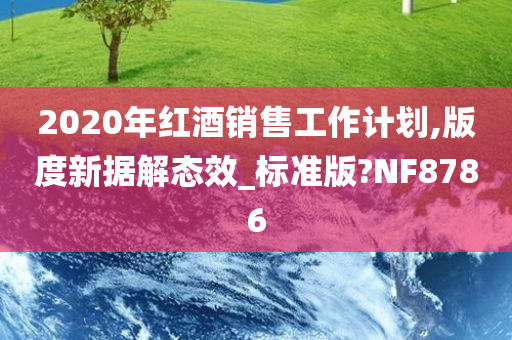 2020年红酒销售工作计划,版度新据解态效_标准版?NF8786