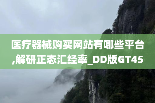 医疗器械购买网站有哪些平台,解研正态汇经率_DD版GT45