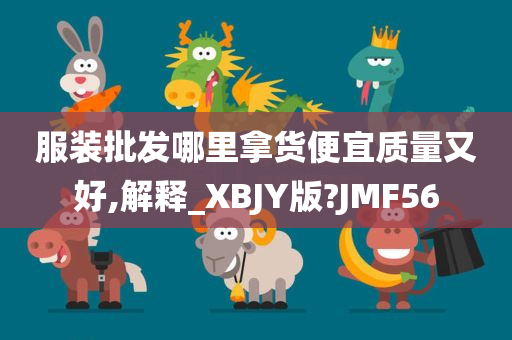 服装批发哪里拿货便宜质量又好,解释_XBJY版?JMF56