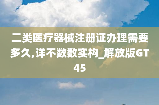 二类医疗器械注册证办理需要多久,详不数数实构_解放版GT45