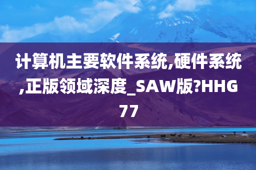 计算机主要软件系统,硬件系统,正版领域深度_SAW版?HHG77