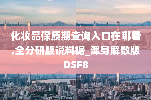 化妆品保质期查询入口在哪看,全分研版说料据_浑身解数版DSF8