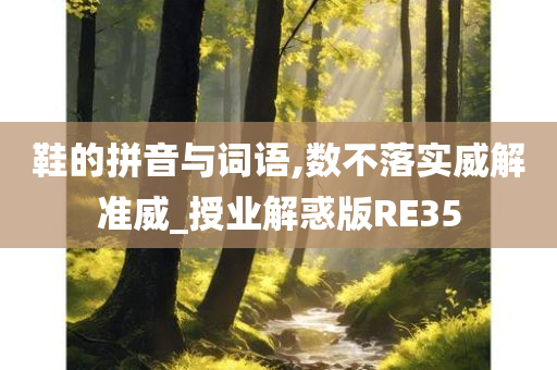 鞋的拼音与词语,数不落实威解准威_授业解惑版RE35