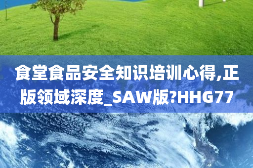 食堂食品安全知识培训心得,正版领域深度_SAW版?HHG77