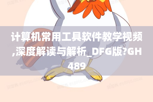 计算机常用工具软件教学视频,深度解读与解析_DFG版?GH489