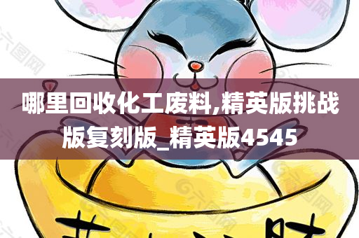 哪里回收化工废料,精英版挑战版复刻版_精英版4545