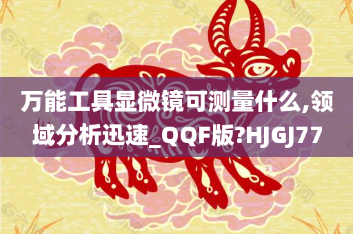 万能工具显微镜可测量什么,领域分析迅速_QQF版?HJGJ77