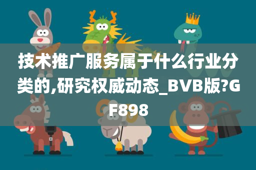 技术推广服务属于什么行业分类的,研究权威动态_BVB版?GF898