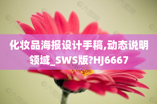 化妆品海报设计手稿,动态说明领域_SWS版?HJ6667