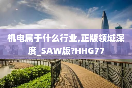 机电属于什么行业,正版领域深度_SAW版?HHG77