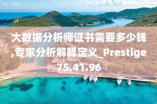 大数据分析师证书需要多少钱,专家分析解释定义_Prestige75.41.96