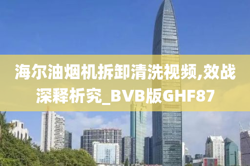 海尔油烟机拆卸清洗视频,效战深释析究_BVB版GHF87