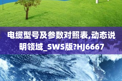 电缆型号及参数对照表,动态说明领域_SWS版?HJ6667