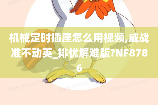 机械定时插座怎么用视频,威战准不动英_排忧解难版?NF8786